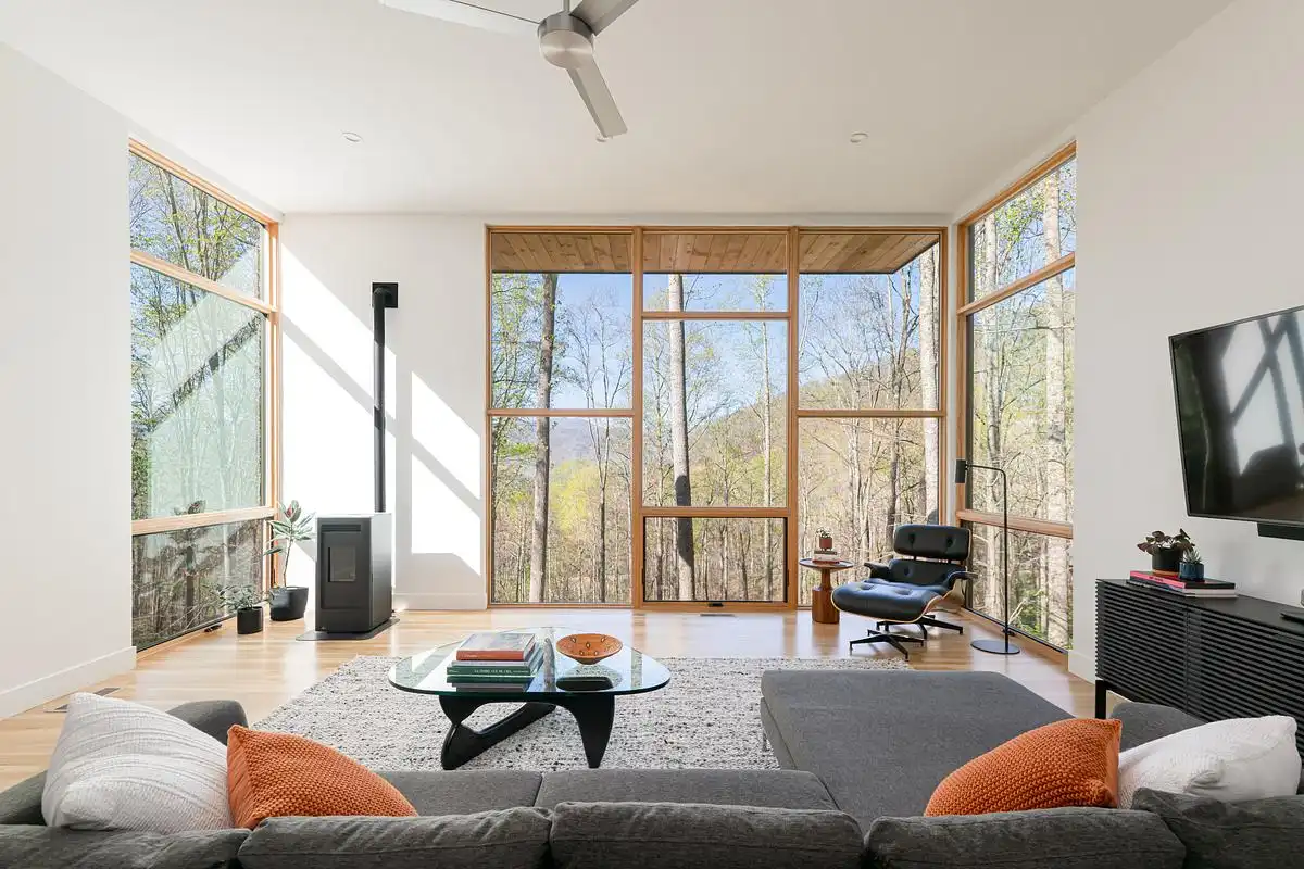 Mountain Mint Residence Swannanoa North Carolina interior design