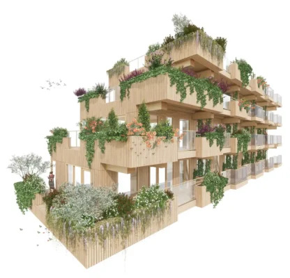 NICE Tower timber building design