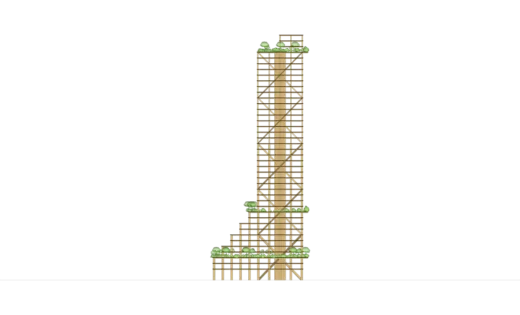 NICE Tower timber building design