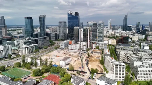 Noho One Masterplan Warsaw business district, Poland