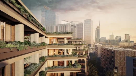 Noho One Masterplan Warsaw business district, Poland