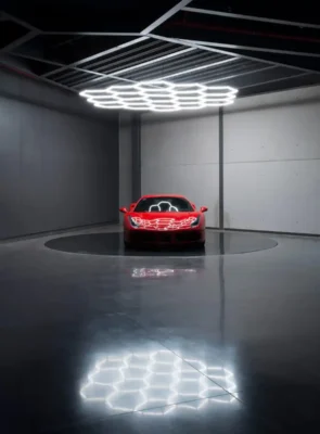 Paddock-9, Jalisco, Zapopan red sports car inside