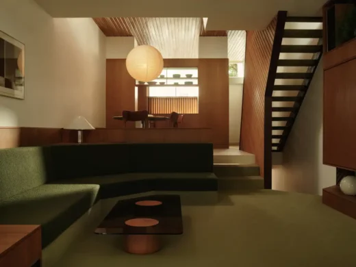 Pine Heath house refurbishment late-modern terraced house in a North London
