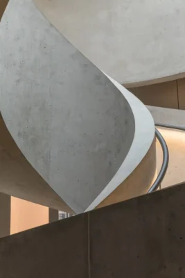 Quadrangle Building, King’s College spiral stairs interior