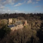 Rosslyn Castle building, Roslin Glen, Midlothian, Scotland