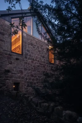 Rosslyn Castle building, Roslin Glen, Midlothian, Scotland