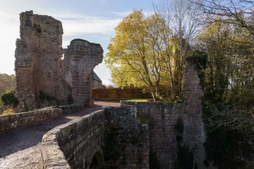 Rosslyn Castle building, Roslin Glen, Midlothian