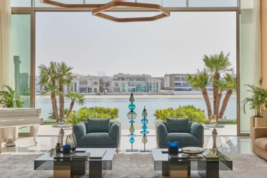 Sculptural Beachfront Villa Palm Jumeirah UAE