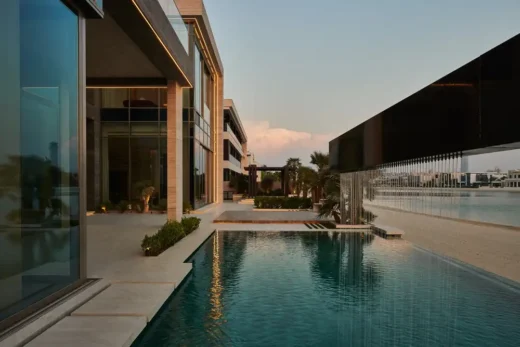 Sculptural Beachfront Villa Palm Jumeirah Dubai