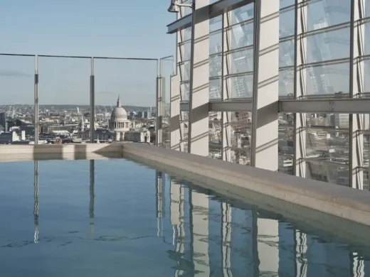 Shard Place swimming pool deck