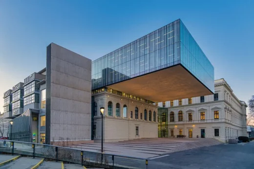 University library studying architecture