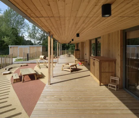 University of Staffordshire Woodlands Nursery building - 2025 RIBA West Midlands Awards Winners