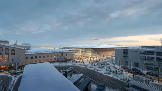 Airport arrivals terminal Vilnius Lithuania