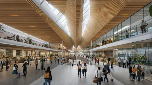 Airport arrivals terminal Vilnius Lithuania
