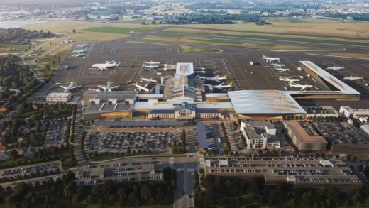 Airport arrivals terminal Vilnius