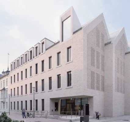 Bruhl City Hall and Library Germany