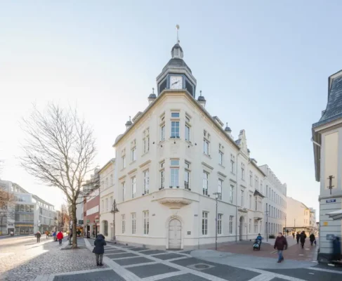 Bruhl City Hall and Library Rhineland Germany