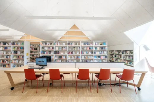 Bruhl City Hall and Library North Rhineland Germany