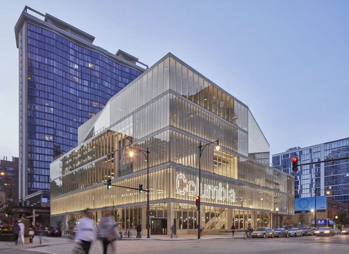 Columbia College Chicago Student Center building design by Gensler