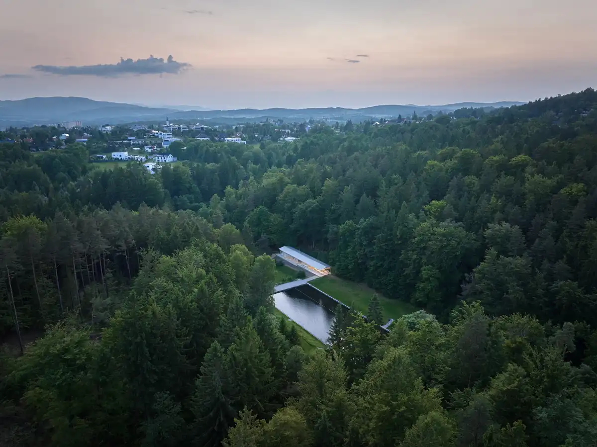 Forest Pool House Liberec Czech Republic