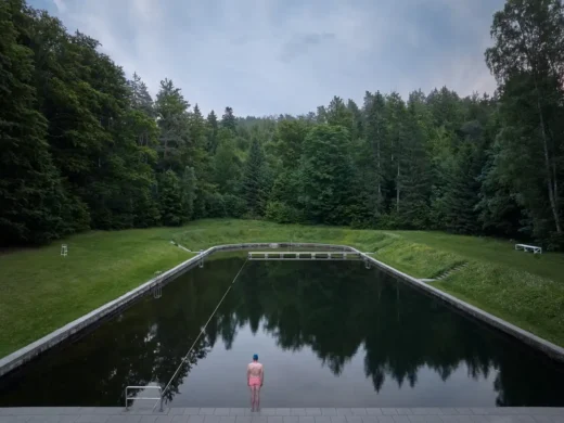 Forest Pool House Liberec Czech Republic