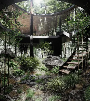 Forest Within Gunma Japan residential retreat