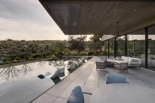 Hillside House Israel, modern villa design