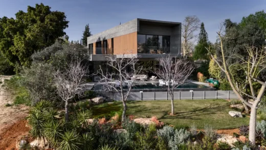Hillside House Israel, modern villa design