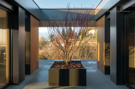 modern Lake Lugano property interior design