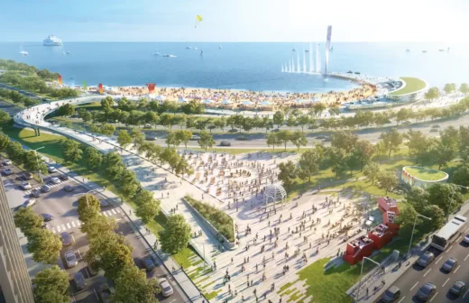 Oak Street Beach design by Gensler architects