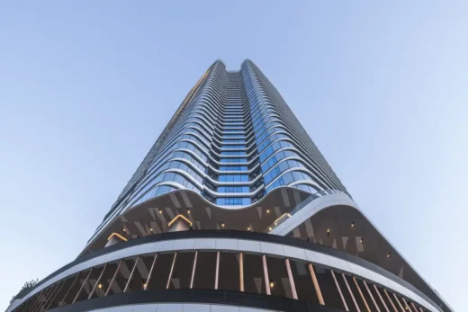 China apartments building facade design by Aedas