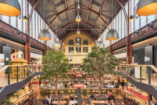 South Station plants building trees indoors
