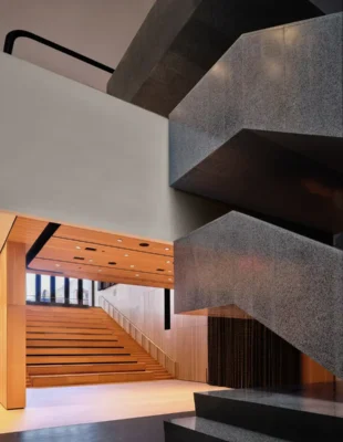 Studio Museum in Harlem building, Manhattan lobby interior
