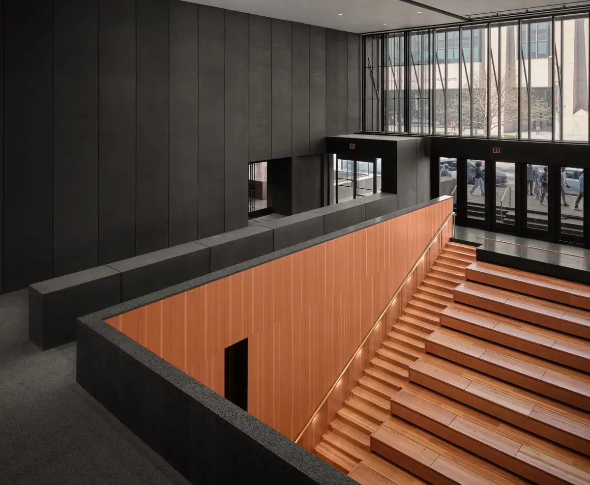 Studio Museum in Harlem lobby interior NYC