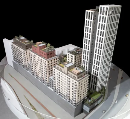 100 Kensington London vertical village apartments