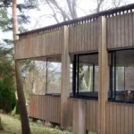 Bernat Klein Studio, modern Scottish Borders building
