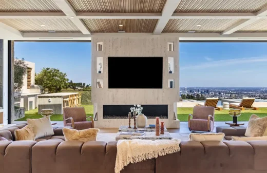 1414 Donhill Drive, Beverly Hills, California mansion interior