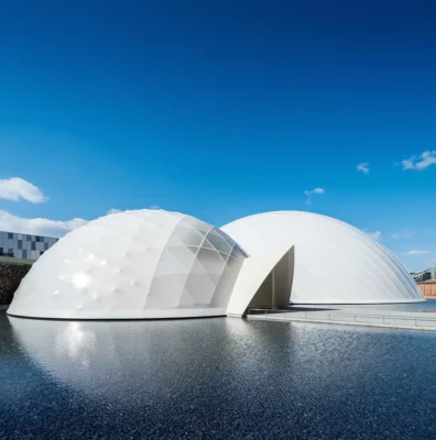 Blue Ocean Dome designs by Shigeru Ban Architects