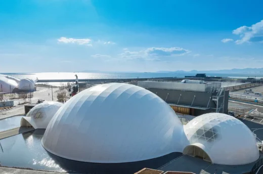 Blue Ocean Dome designs by Shigeru Ban Architects
