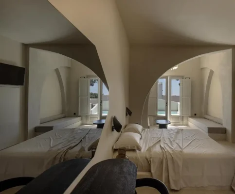 Chaos Calls Harmony in Entropy resort Pyrgos Santorini