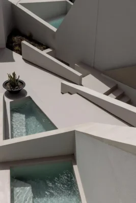 Chaos Calls Harmony in Entropy resort Pyrgos Santorini Greece