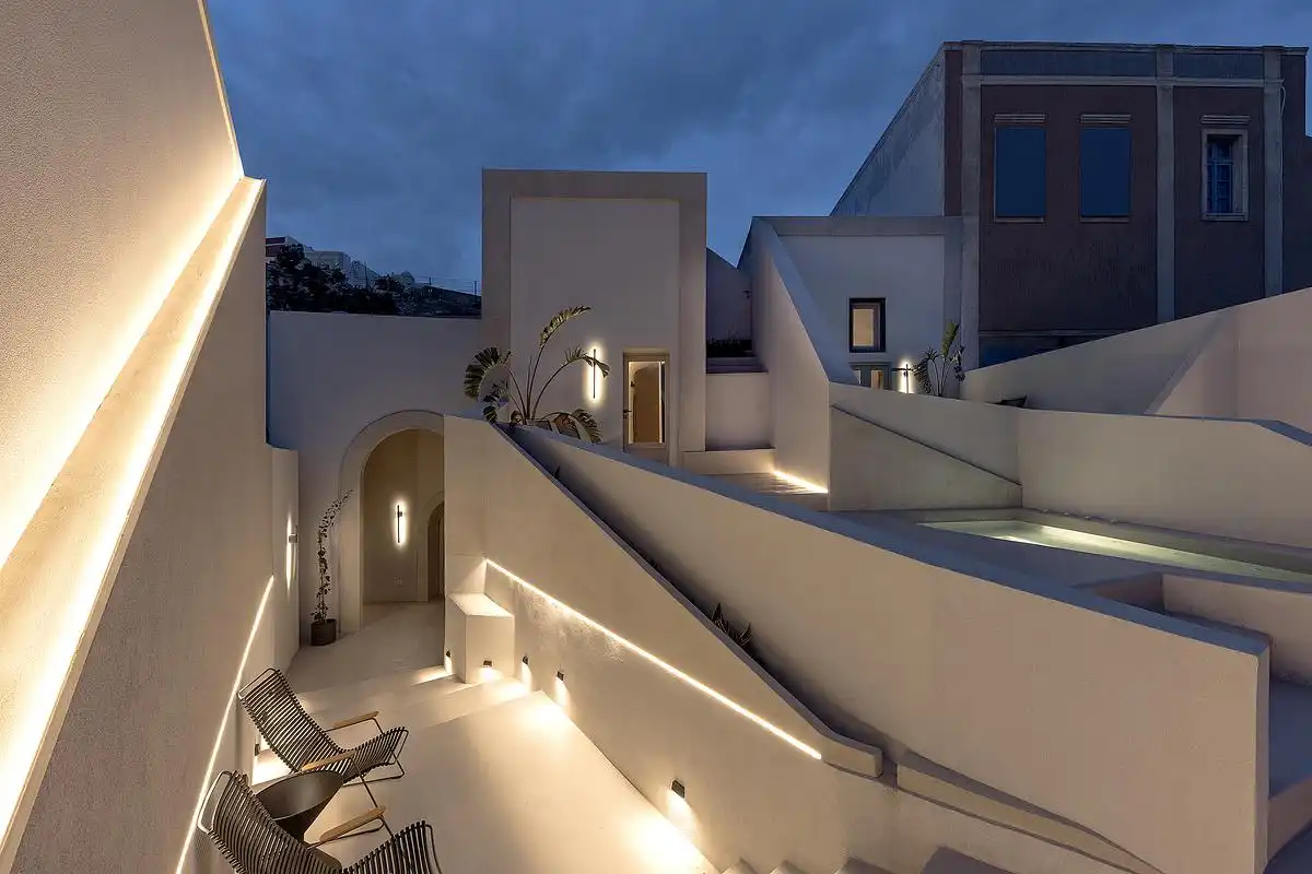 Chaos Calls Harmony in Entropy Pyrgos Santorini Greece