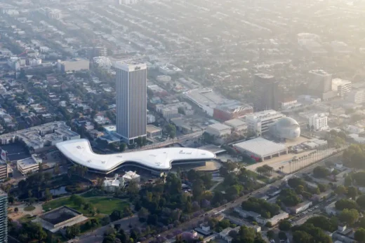 David Geffen Galleries LACMA building by Peter Zumthor, Los Angeles