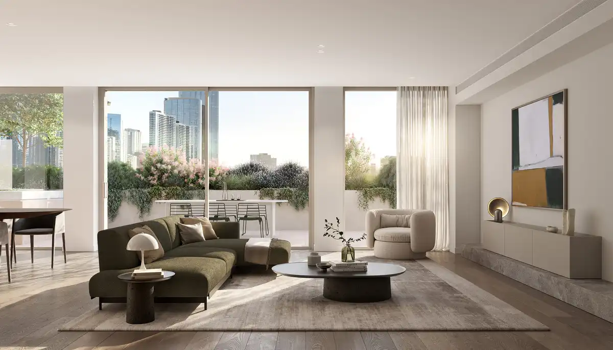 Emerald Place South Melbourne interior design lighting