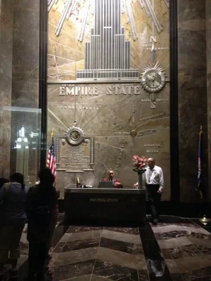 Empire State New York lobby interior