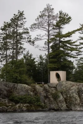 Faire le vide Poisson Blanc Regional Park Quebec Canada