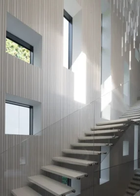 Soaring House in Moscow by VFORM stairs