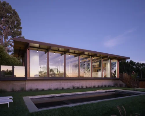 Malibu Glass Box House California home