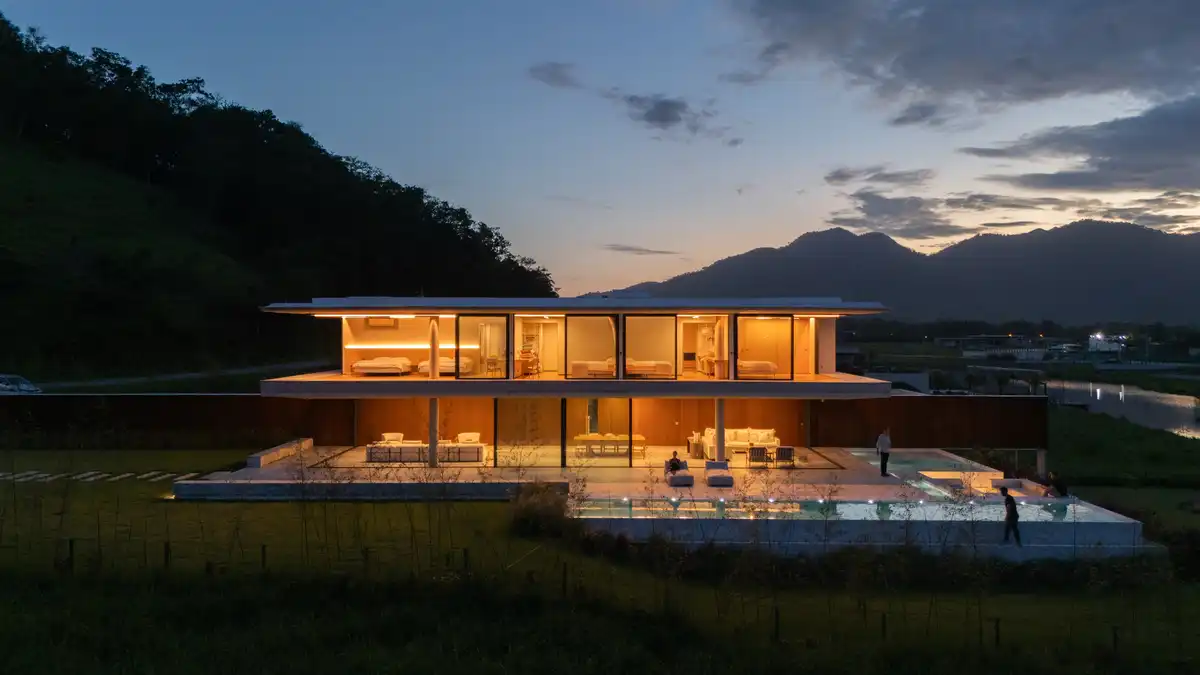 Modern house in Angra dos Reis, Rio de Janeiro, Brazil