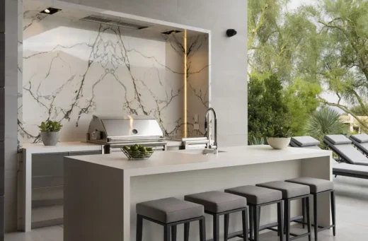 Palm Desert luxury house kitchen interior design in California, USA